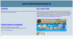 Desktop Screenshot of nederlandsemunten.nl